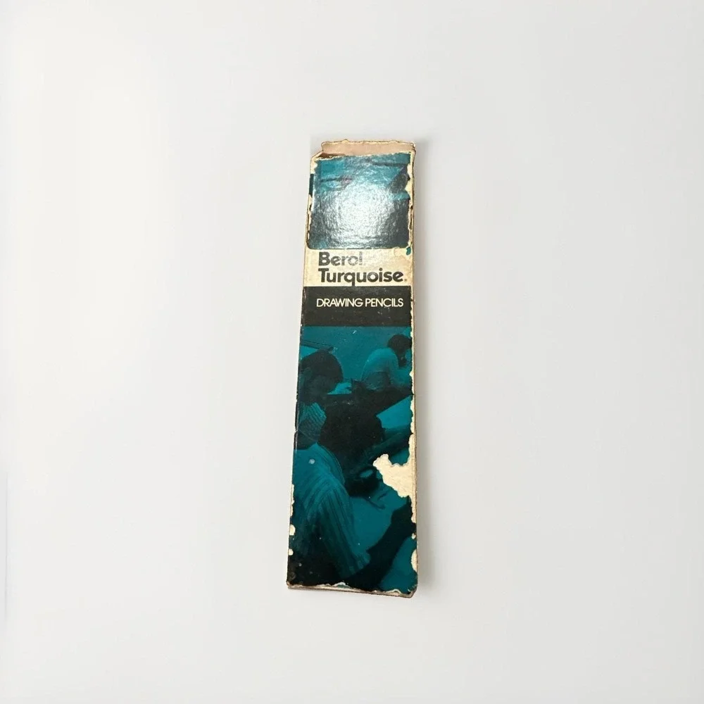 Lot Of 4 Boxes Of Berol Turquoise Drawing Pencils 1375 B 48 Pencils Total NOS
